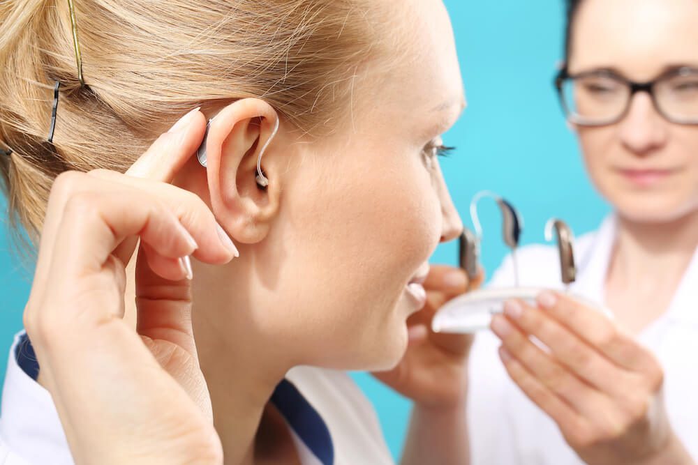 Hearing aid fitting at Audiological Services in Lufkin, TX